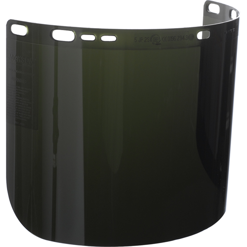 F50 Moulded Faceshield, Polycarbonate, 5.0 Tint Dufferin Supply