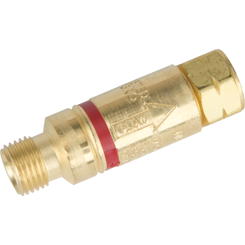 Antiretours pare-flammes - Oxy/gaz combustibles, Gaz combustibles (rouge)/Oxyg&egrave;ne (vert), Style pour chalumeau Dufferin Supply