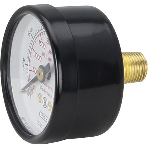 Manom&egrave;tres,  1-1/2", 0 - 4000 psi, Fixation arri&egrave;re, Analogique Dufferin Supply