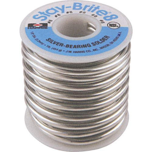 Stay Brite&reg; 8 Solder, Lead-Free, 94% Tin 6% Silver, Solid Core, 0.0625" Dia. Dufferin Supply