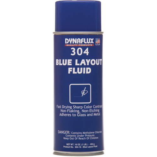 Layout Fluid, Blue, Aerosol Dufferin Supply