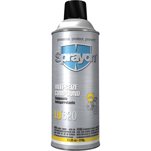 LU620 Anti-Seize Compound, 454 g, Aerosol Can, 2200°F (1204°C) Max. Temp Dufferin Supply