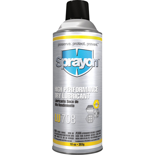LU708 High Performance Dry Lubricant, Aerosol Can Dufferin Supply
