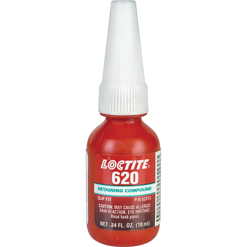 Retaining Compound 620 High Temperature, 10 ml, Bottle, Green Dufferin Supply