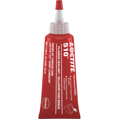 Scellant &agrave; collerette haute temp&eacute;rature 510, Tube, Rose Dufferin Supply