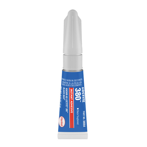Adh&eacute;sif renforc&eacute; Black Max 380, Noir, Tube, 3 g Dufferin Supply