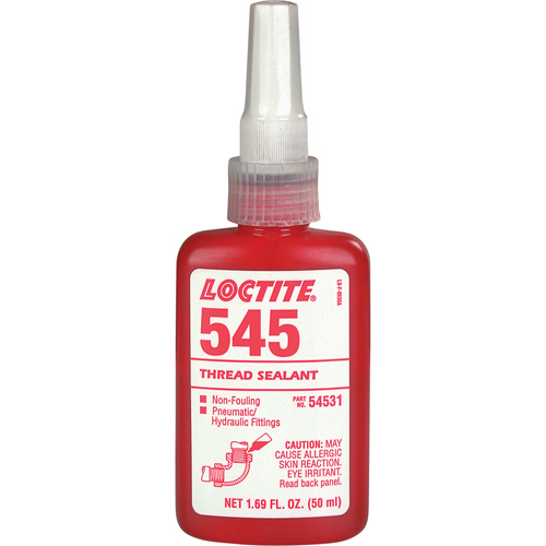 Scellant &agrave; filets 545 hydraulique/pneumatique, Bouteille, 50 ml, -54° C - 149° C/-65° F - 300° F Dufferin Supply