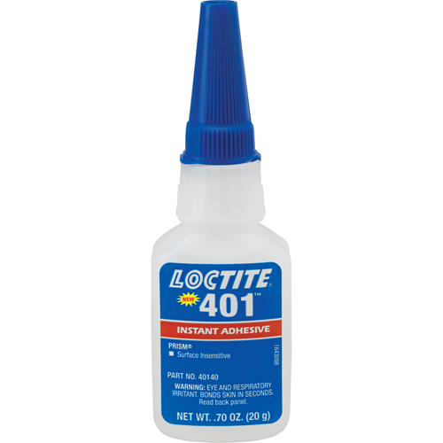 Prism 401 Instant Adhesive, Clear, Bottle, 20 g Dufferin Supply