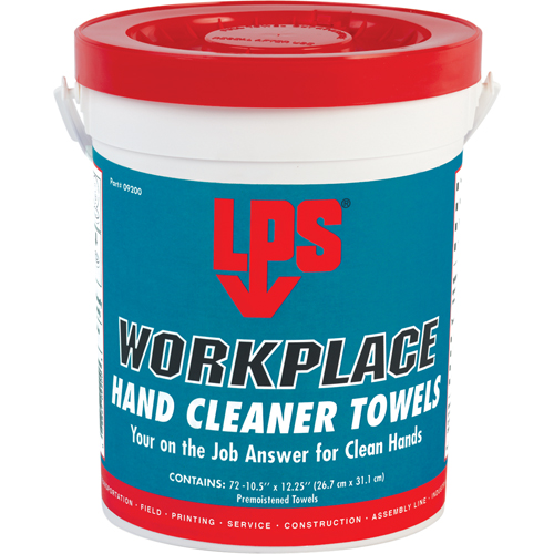 Workplace Hand Cleaner Towels, 72 Wipes, 10-1/2" x 12-1/4" Dufferin Supply