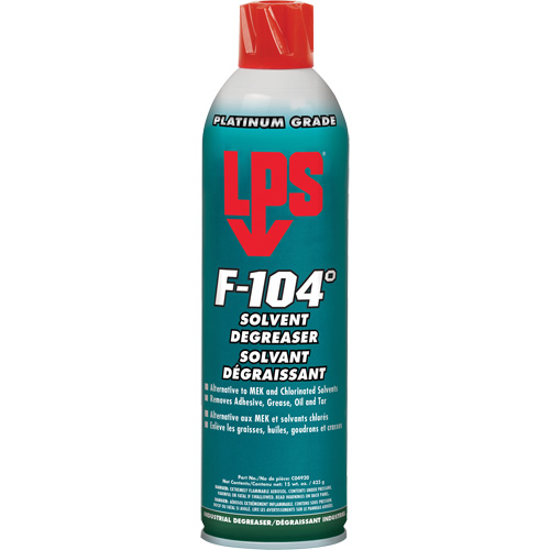 Solvant & d&eacute;graissant &agrave; &eacute;vaporation rapide F-104°, Canette a&eacute;rosol Dufferin Supply