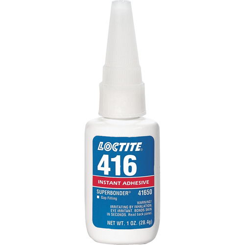Colle instantan&eacute;e 416 Super Bonder, Transparent, Bouteille, 1 oz Dufferin Supply