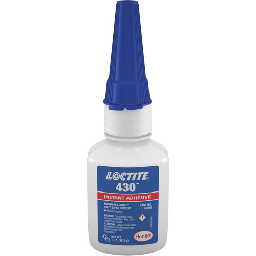 422 Super Bonder Adhesive, Clear, Bottle, 1 fl. oz. Dufferin Supply