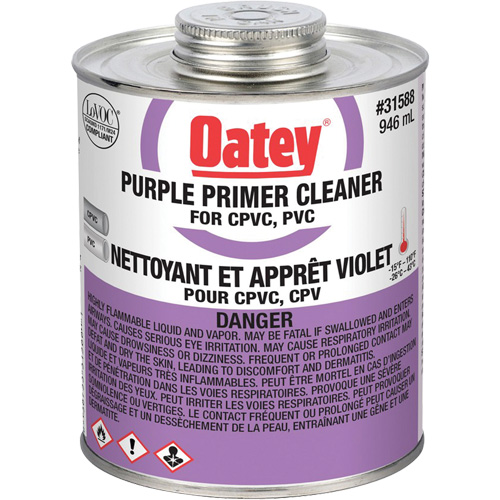 Appr&ecirc;t/nettoyant violet, 946 ml, Canette &agrave; dessus brosse Dufferin Supply