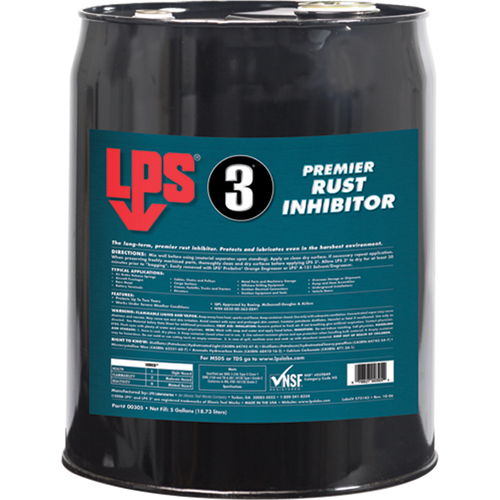 3&reg; Premier Rust Inhibitor, Pail Dufferin Supply