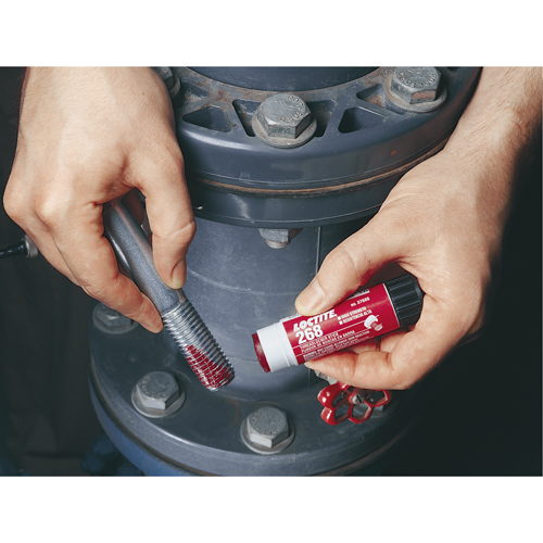 Quickstix Threadlocker 268 , Red, High, 9 g, Stick Dufferin Supply