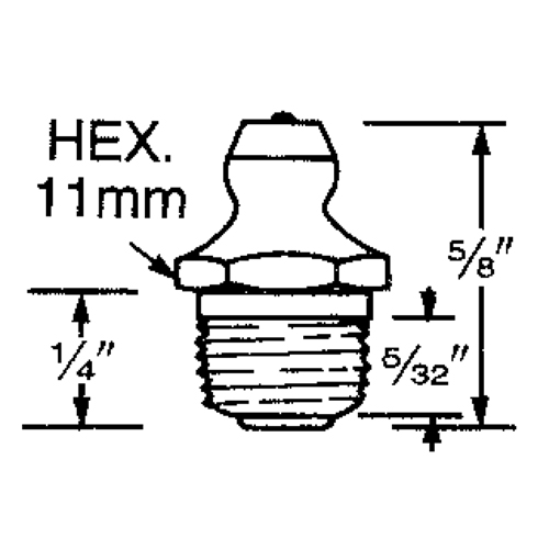 Fitting, 10 mm Thread Dufferin Supply