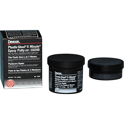 Mastic Plastic Steel 5 Minute, 1 lb, R&eacute;cipient Dufferin Supply