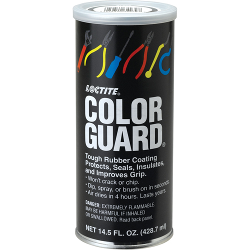 Rev&ecirc;tement de caoutchouc robuste Color Guard, Rouge, 14,5 oz liq., Canette Dufferin Supply