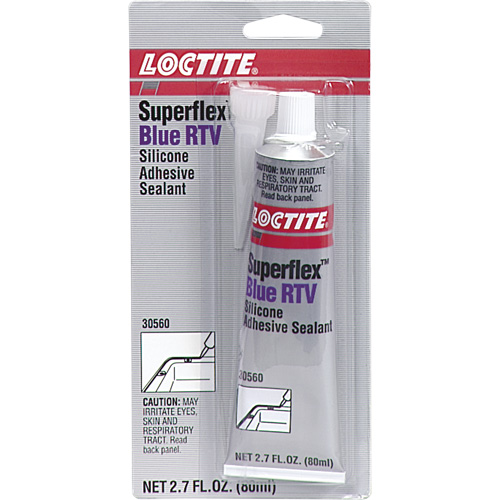 Superflex RTV Silicone Adhesive Sealant, Tube, Blue Dufferin Supply