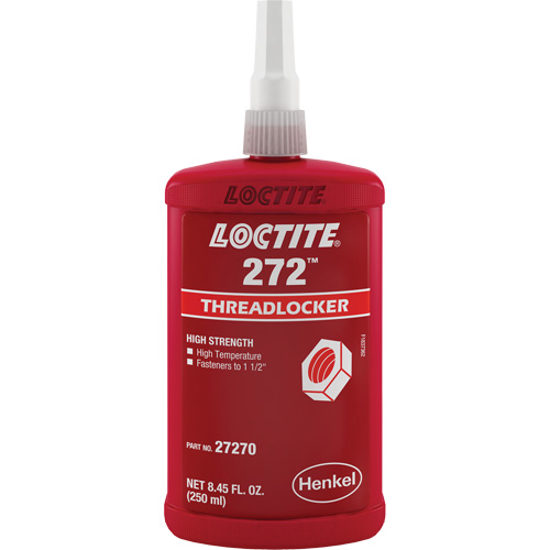 Compos&eacute; de blocage 272 temp&eacute;rature &eacute;lev&eacute;e, Rouge, &eacute;lev&eacute;, 250 ml, Bouteille Dufferin Supply