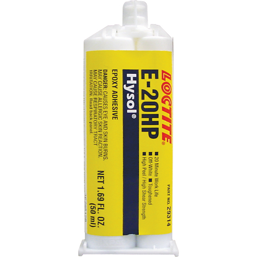 &eacute;poxyde Hysol E-20HP, Deux composants, Cartouche double, 104 g, Blanc cass&eacute; Dufferin Supply