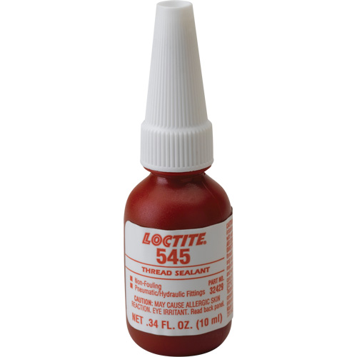 Scellant &agrave; filets 545 hydraulique/pneumatique, Bouteille, 10 ml, -54° C - 149° C/-65° F - 300° F Dufferin Supply