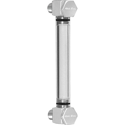 Round Nylon Liquid Level Gauge, Threaded, 6" L, 205°F (96.11° C) Dufferin Supply