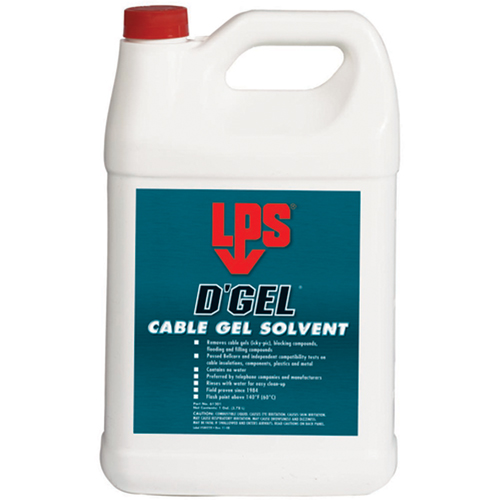 D'Gel&reg; Cable Gel Solvent, 1 gal., Jug Dufferin Supply