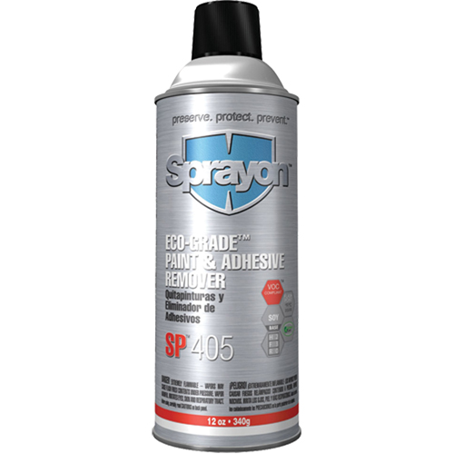 SP405 Eco-Grade Paint & Adhesive Remover, 12 oz, Aerosol Can Dufferin Supply