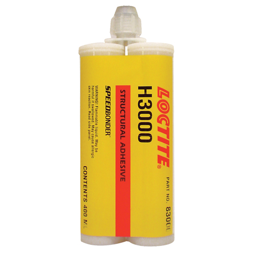 Adh&eacute;sif structural tout usage H3000, Deux composants, Cartouche double, 400 ml, Cr&egrave;me Dufferin Supply