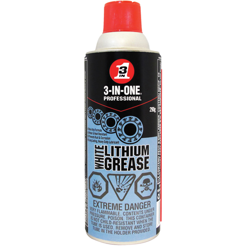3-IN-1&reg; White Lithium Grease, Aerosol Can Dufferin Supply