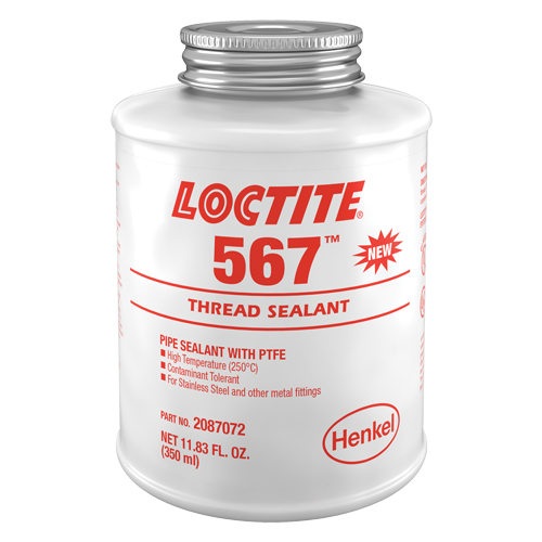 Scellant &agrave; filet haute temp&eacute;rature 567, Bouteille &agrave; dessus brosse, 350 ml,  Dufferin Supply