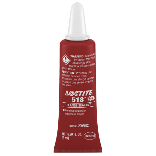 518 Flange Sealant, Tube, Red Dufferin Supply