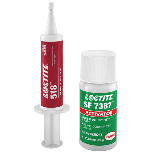 518 Flange Sealant, Syringe, Red Dufferin Supply
