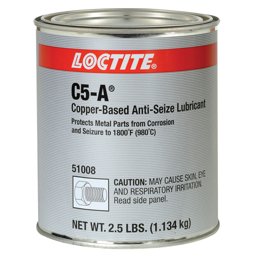 Lubrifiant antiblocage au cuivre Loctite 8008 C5-A, 2,5 lb, Canette, 1800°F (982°C) Temp&eacute;rature max. Dufferin Supply