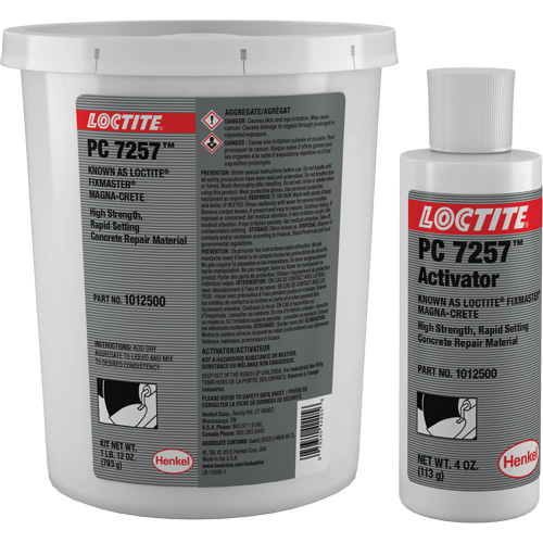Fixmaster&reg; Magna-Crete&reg; Concrete Repair, Kit, Grey Dufferin Supply