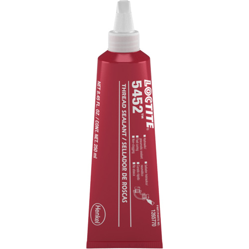 5452 Thread Sealant, Tube, 250 ml, -54° C - 149° C/-65° F - 300° F Dufferin Supply