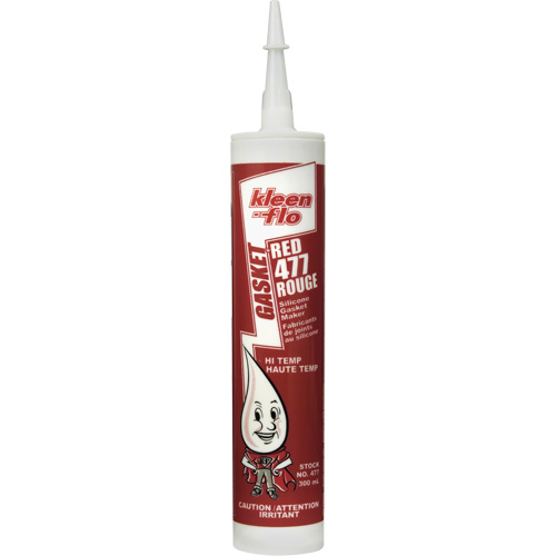Compos&eacute; &agrave; joints de silicone haute temp&eacute;rature, Cartouche, Rouge Dufferin Supply