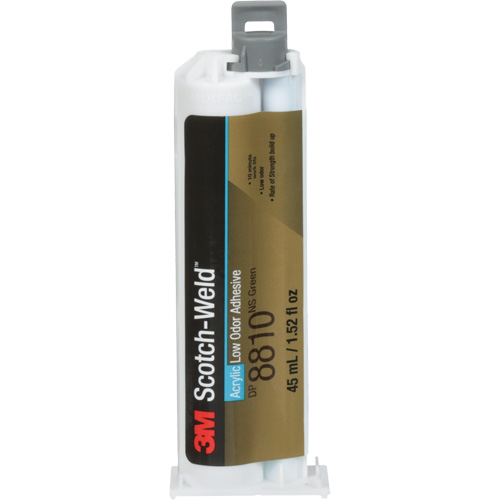 Adh&eacute;sif &agrave; faible odeur Scotch-Weld, Deux composants, Cartouche double, 45 ml, Vert Dufferin Supply