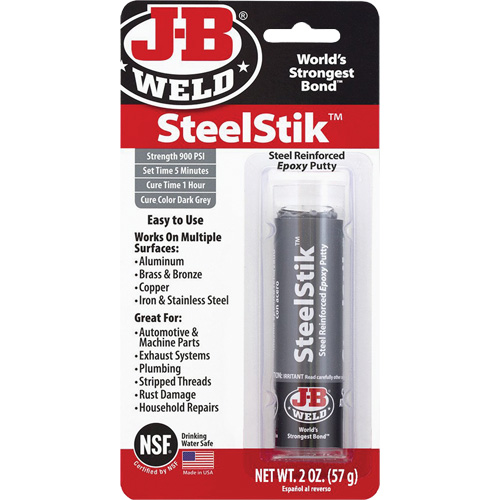 SteelStik Epoxy, 2 oz., Stick, Grey Dufferin Supply