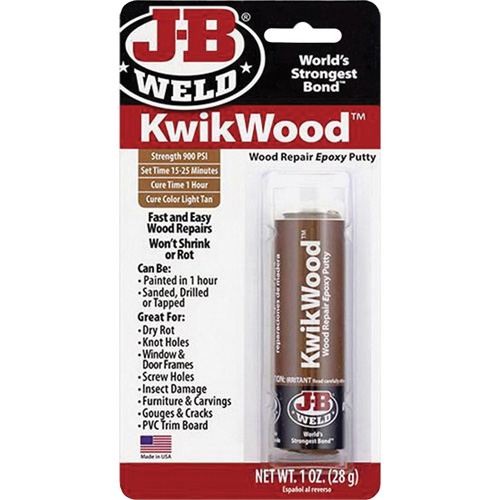 KwikWood Epoxy, 2 oz., Stick, Tan Dufferin Supply