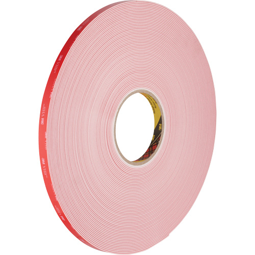 Ruban VHB, 32,9 m (108') lo x 12,7 mm (1/2") la, 62 mils, Acrylique Dufferin Supply