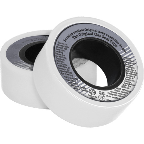 PTFE Thread Sealant Tape, 480" L x 3/4" W, White Dufferin Supply