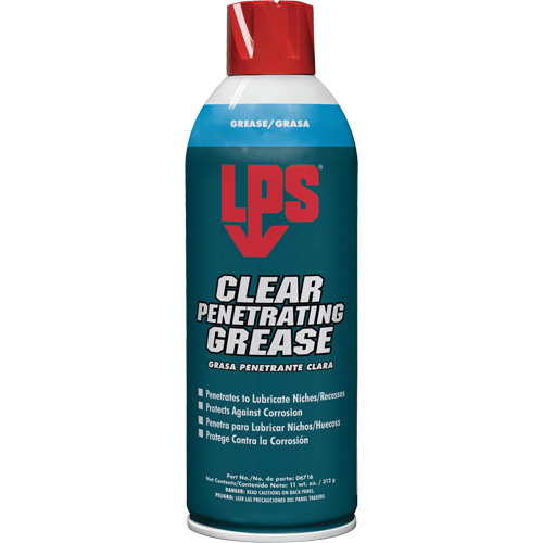 Graisse p&eacute;n&eacute;trante transparente, 11 oz, Canette a&eacute;rosol Dufferin Supply