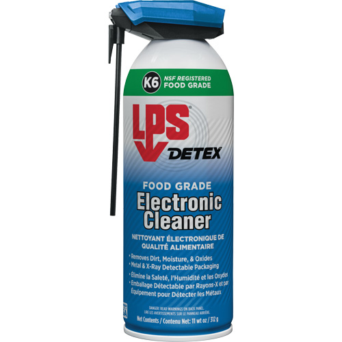 Nettoyant de dispositif &eacute;lectronique de qualit&eacute; alimentaire Detex, Canette a&eacute;rosol Dufferin Supply