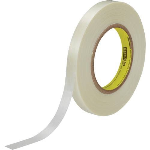 Scotch&reg; Filament Tape, 6.6 mils Thick, 9 mm (0.35") x 55 m (180')  Dufferin Supply
