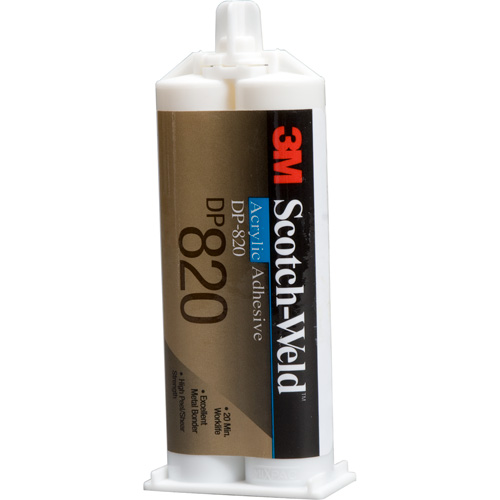 Scotch-Weld Acrylic Adhesive, Two-Part, Dual Cartridge, 400 ml, Off-White Dufferin Supply