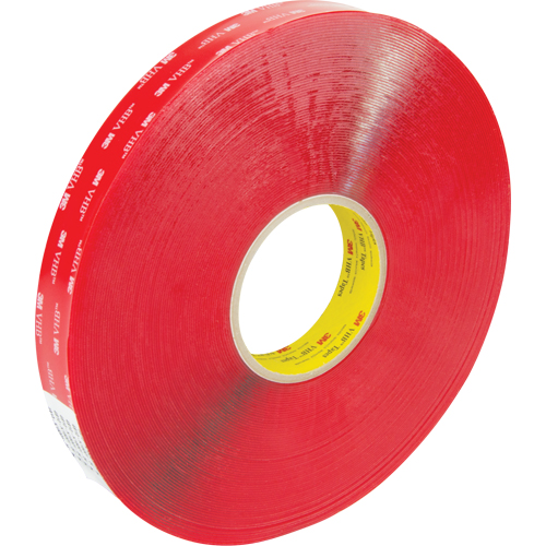 4910 Foam Tape, 33 m (108') L x 25.4 mm (1") W, 40 mils, Acrylic Dufferin Supply