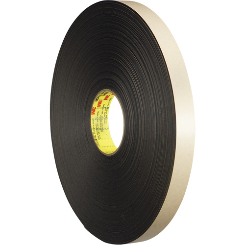 Ruban double face en mousse, 66 m (216') lo x 12,7 mm (1/2") la, 31 mils, Poly&eacute;thyl&egrave;ne Dufferin Supply