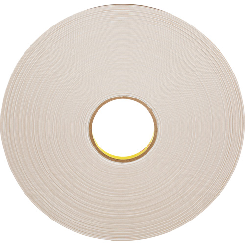 Ruban double face en mousse, 66 m (216') lo x 12,7 mm (1/2") la, 31 mils, Poly&eacute;thyl&egrave;ne Dufferin Supply